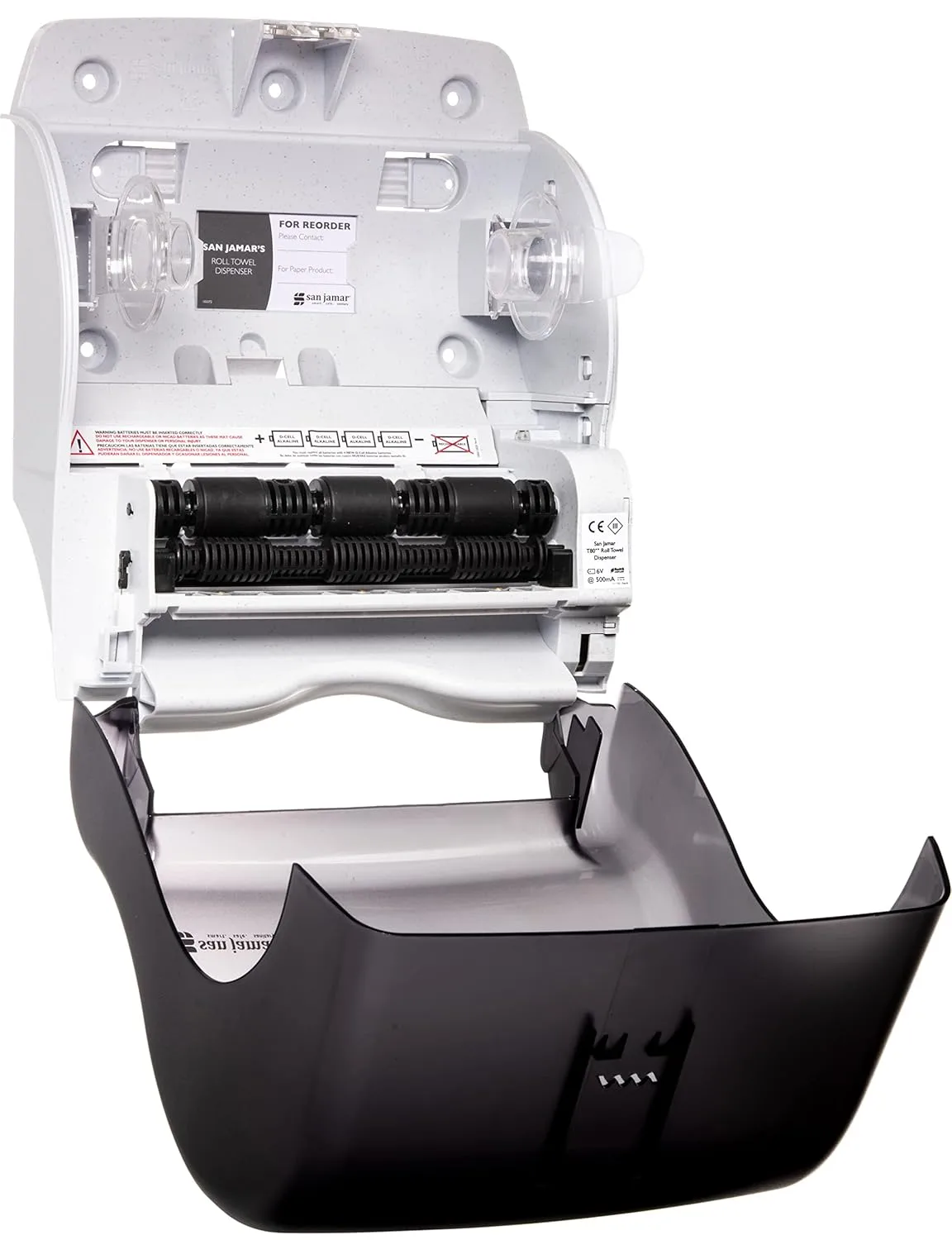 San Jamar Classic Tear-N-Dry Essence Touchless Paper Towel Dispenser, Black Pearl