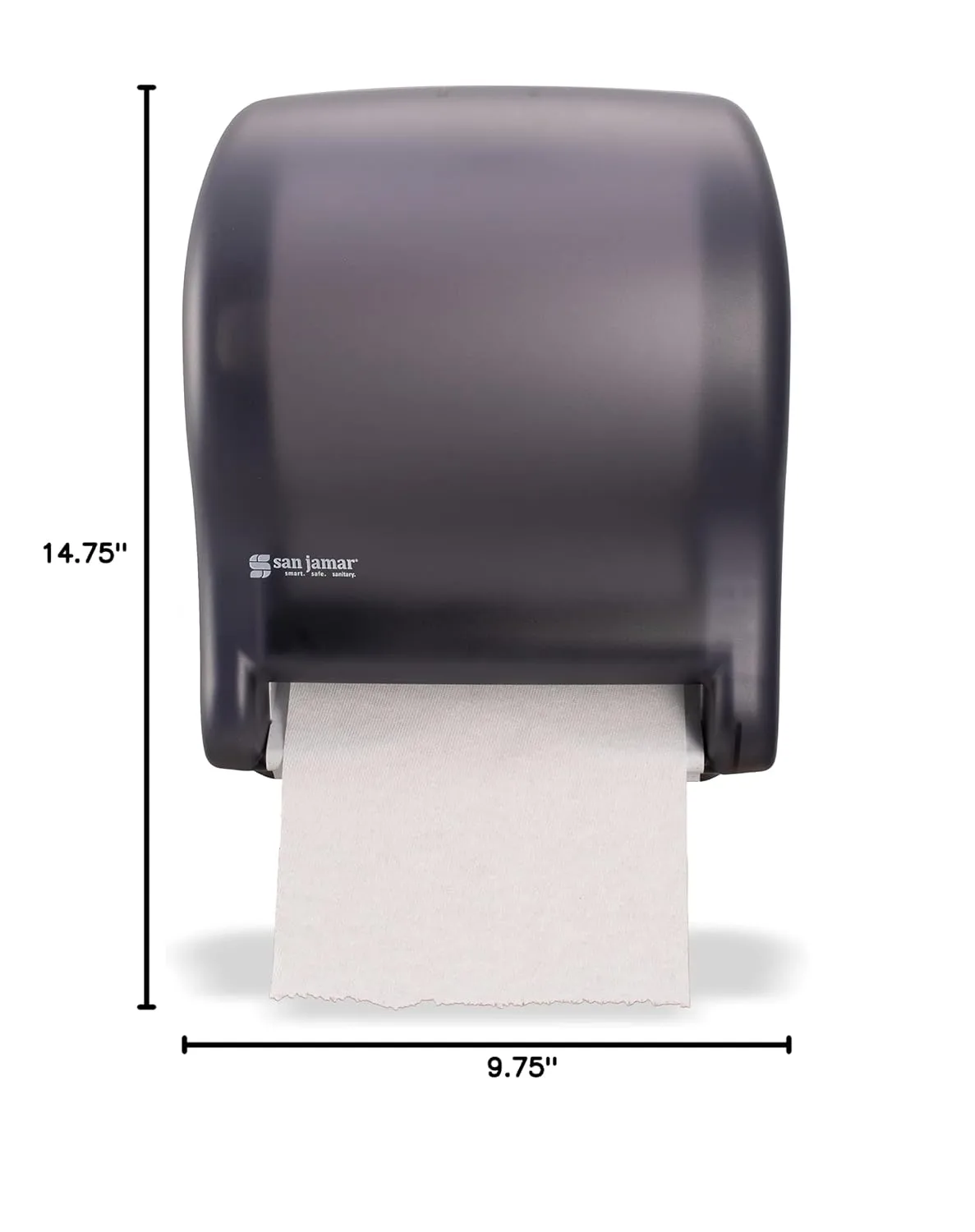 San Jamar Classic Tear-N-Dry Essence Touchless Paper Towel Dispenser, Black Pearl