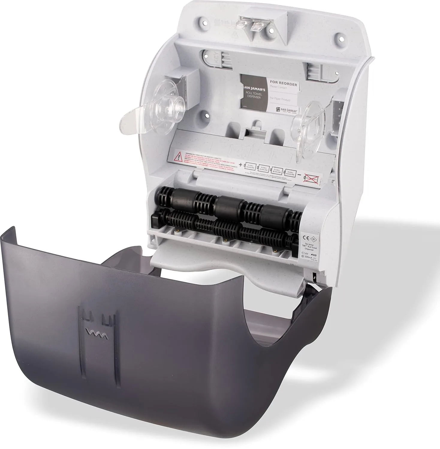 San Jamar Classic Tear-N-Dry Essence Touchless Paper Towel Dispenser, Black Pearl