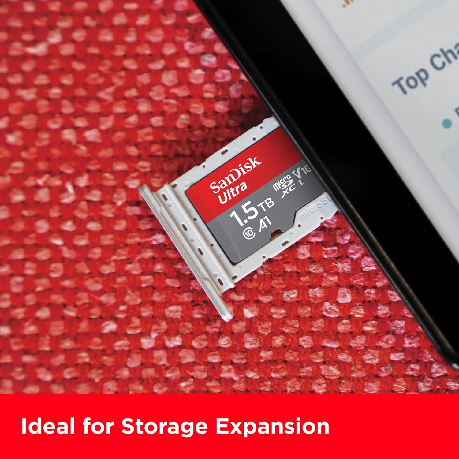 SanDisk Ultra microSDXC UHS-I Memory Card with Adapter