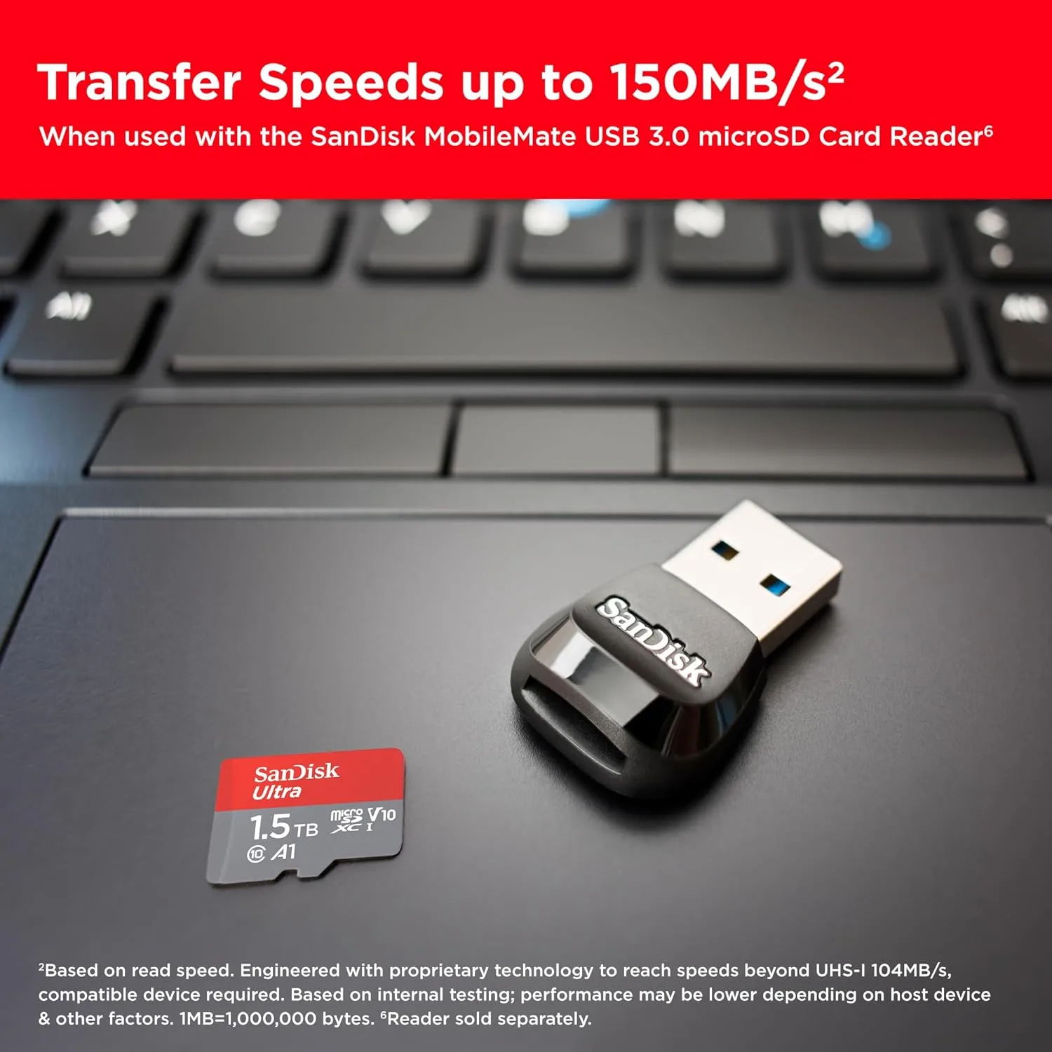 SanDisk Ultra microSDXC UHS-I Memory Card with Adapter