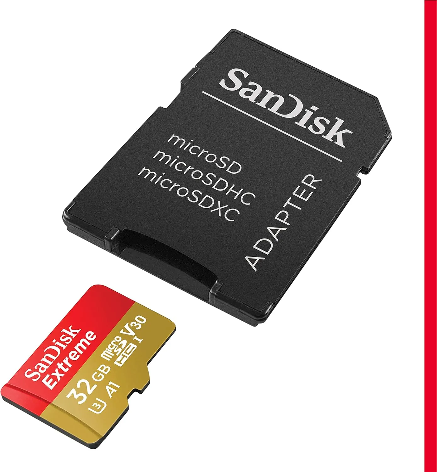SanDisk Extreme microSD UHS-I Memory Card with Adapter