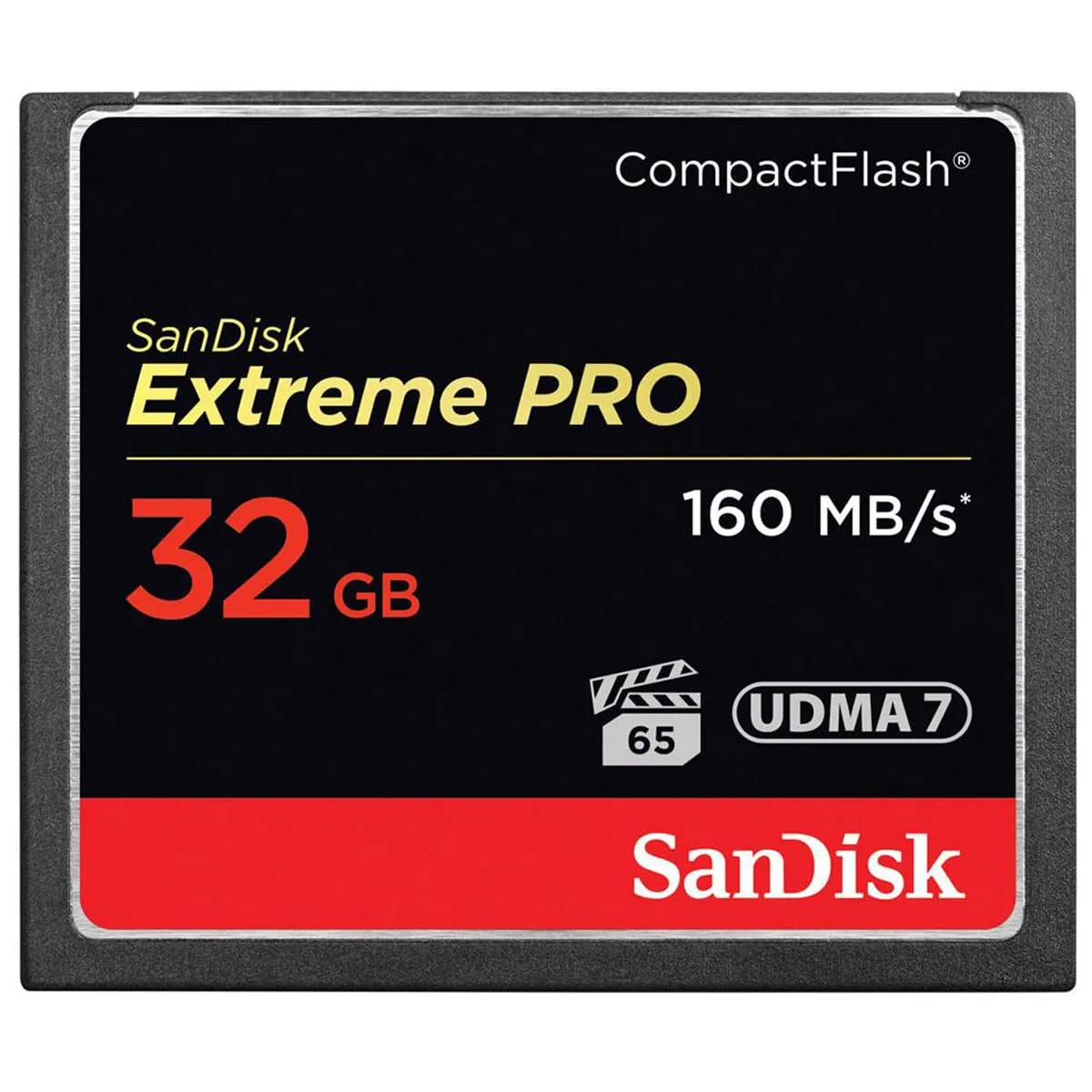 SanDisk 32GB Extreme Pro CompactFlash Card - 160MB/s Read, 150MB/s Write