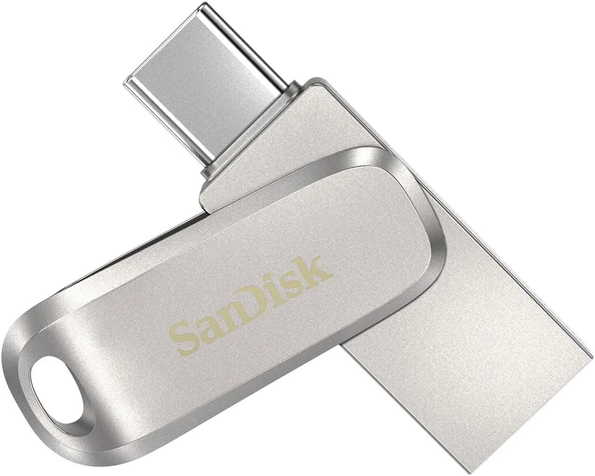 SanDisk 64GB Ultra Dual Drive Luxe USB Type-C Flash Drive