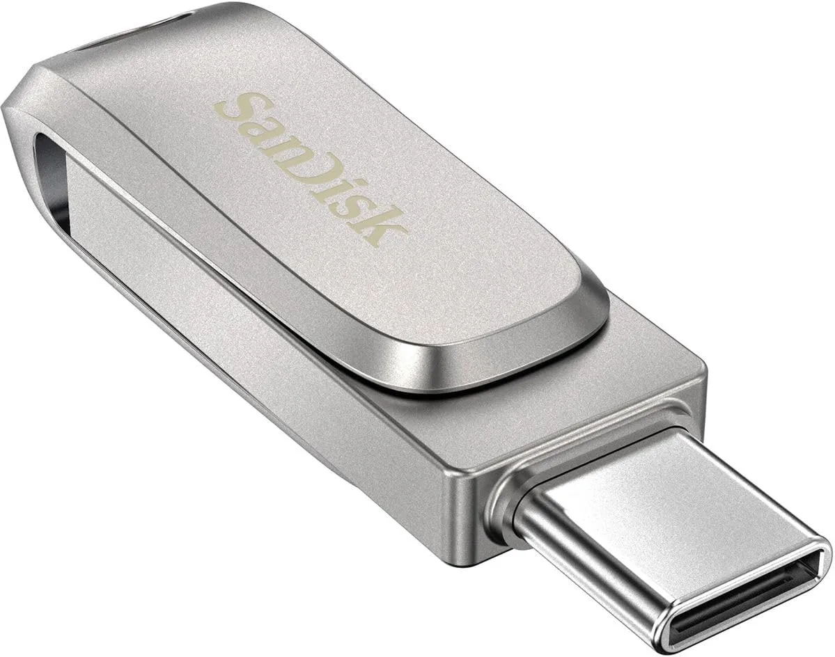 SanDisk 64GB Ultra Dual Drive Luxe USB Type-C Flash Drive