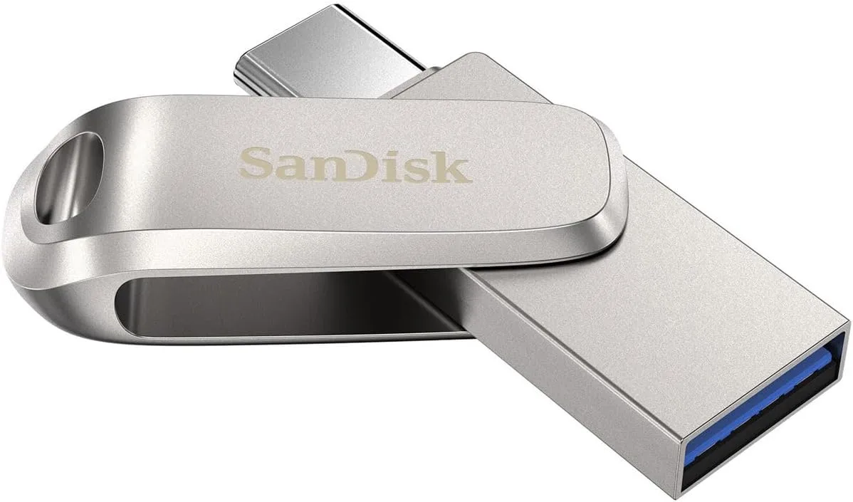 SanDisk 64GB Ultra Dual Drive Luxe USB Type-C Flash Drive