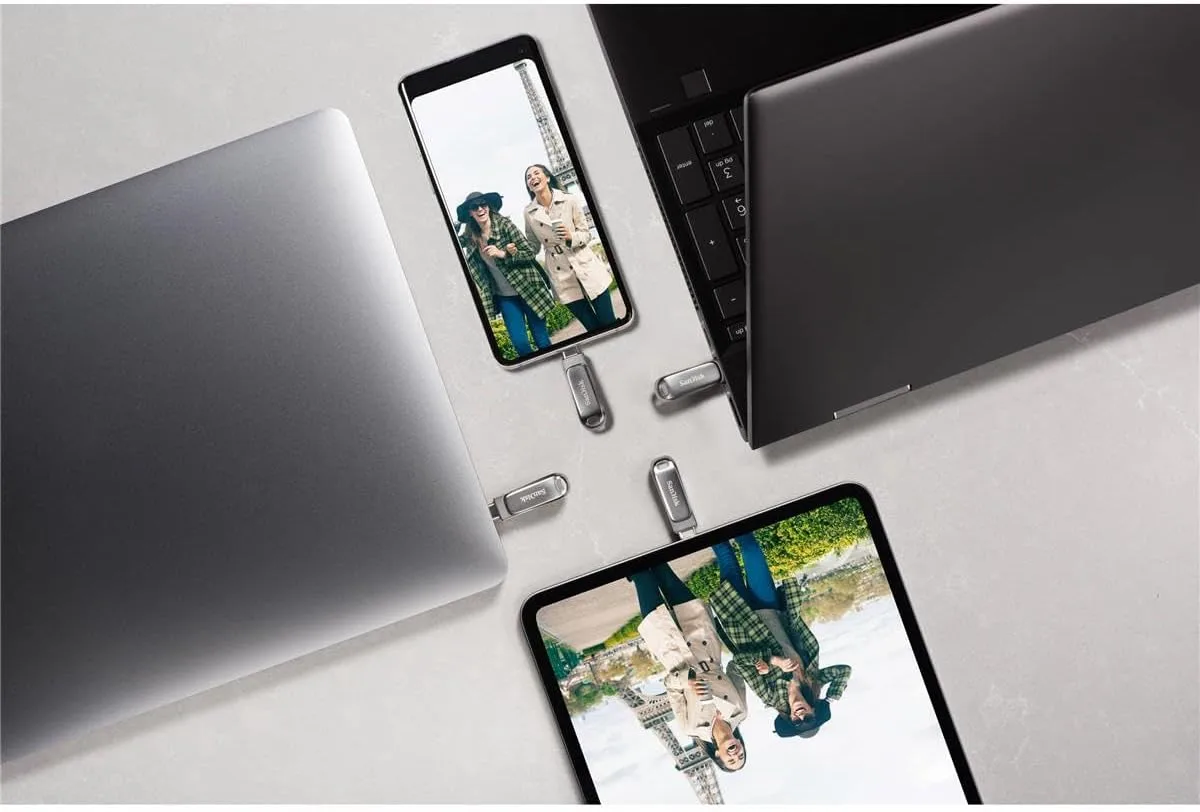 SanDisk 64GB Ultra Dual Drive Luxe USB Type-C Flash Drive