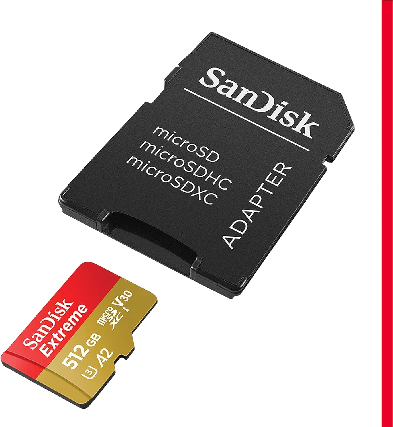 SanDisk Extreme microSD UHS-I Memory Card with Adapter