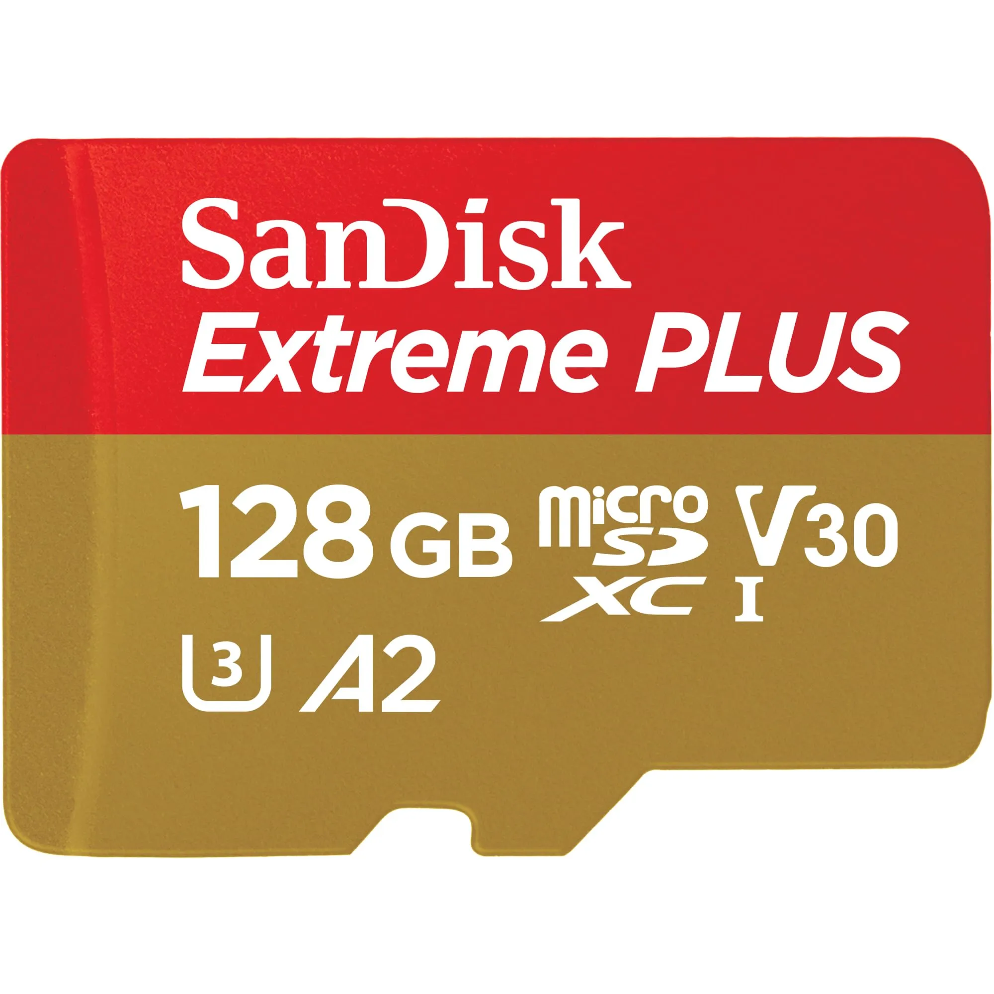 SanDisk Extreme PLUS microSDXC UHS-I 128GB (SDSQXBD-128G-AN6MA)