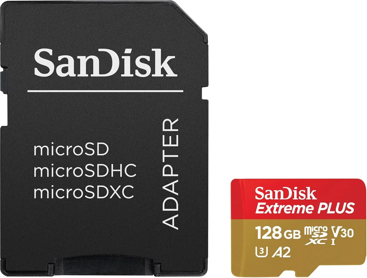 SanDisk Extreme PLUS microSDXC UHS-I 128GB (SDSQXBD-128G-AN6MA)