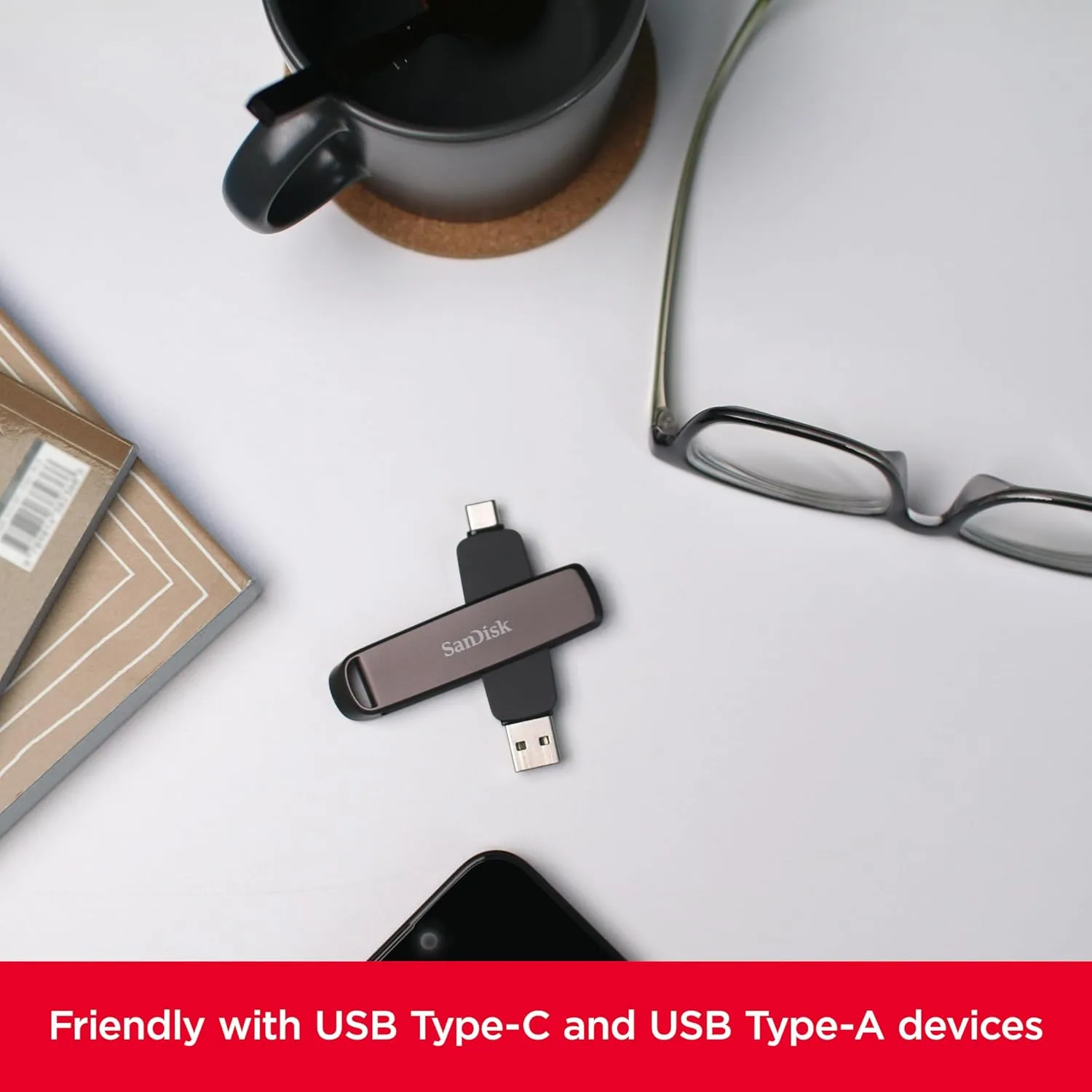 SanDisk Extreme PRO Dual Drive 2TB USB Type-C & USB Type-A (USB 3.2 Gen 2)