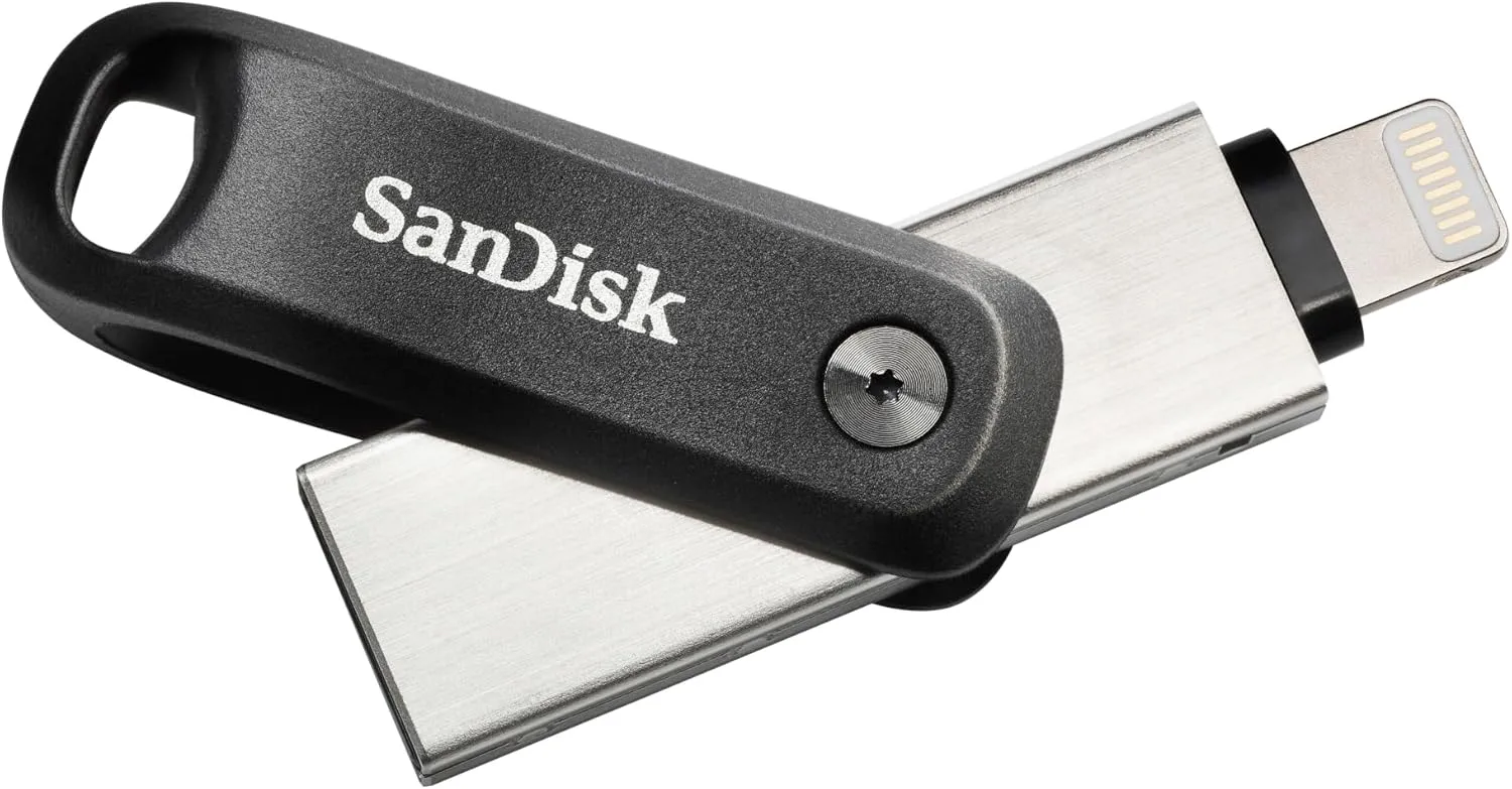 SanDisk SDIX60N-064G-AN6NN 64GB iXpand Flash Drive Go USB (Type-A & Lightning)