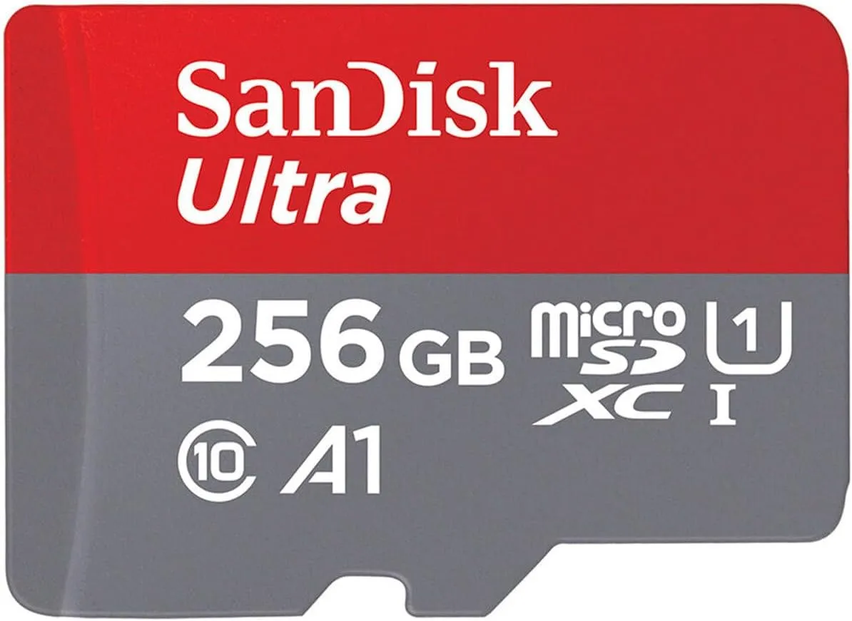 SanDisk Ultra 256GB UHS-I microSDXC Memory Card with SD Adapter