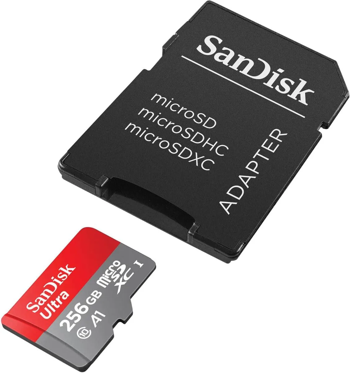 SanDisk Ultra 256GB UHS-I microSDXC Memory Card with SD Adapter