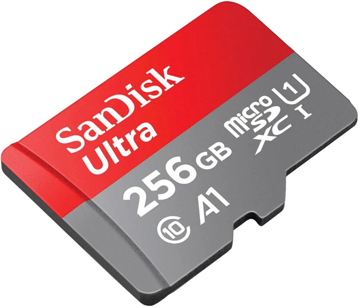 SanDisk Ultra 256GB UHS-I microSDXC Memory Card with SD Adapter