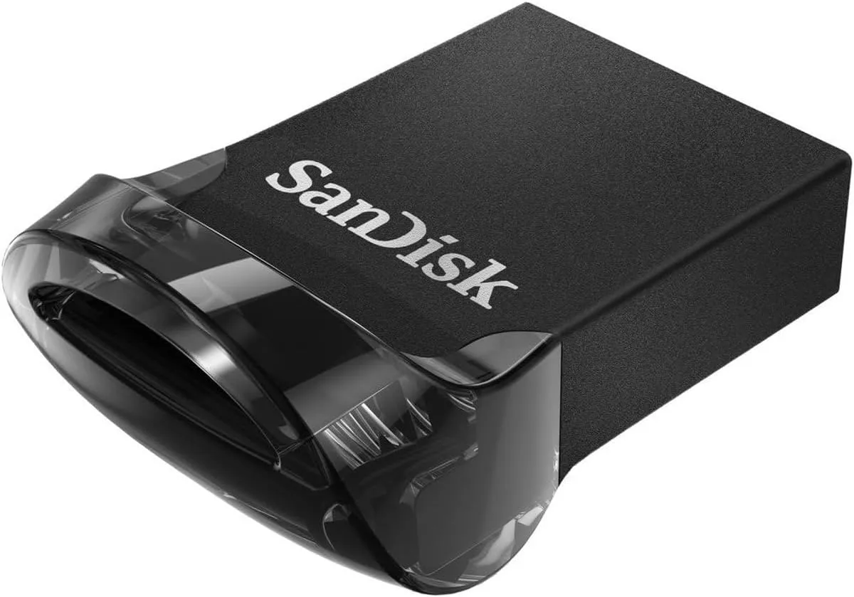 SanDisk Ultra Fit USB 3.1 Flash Drive, 128GB, Black SDCZ430-128G-A46