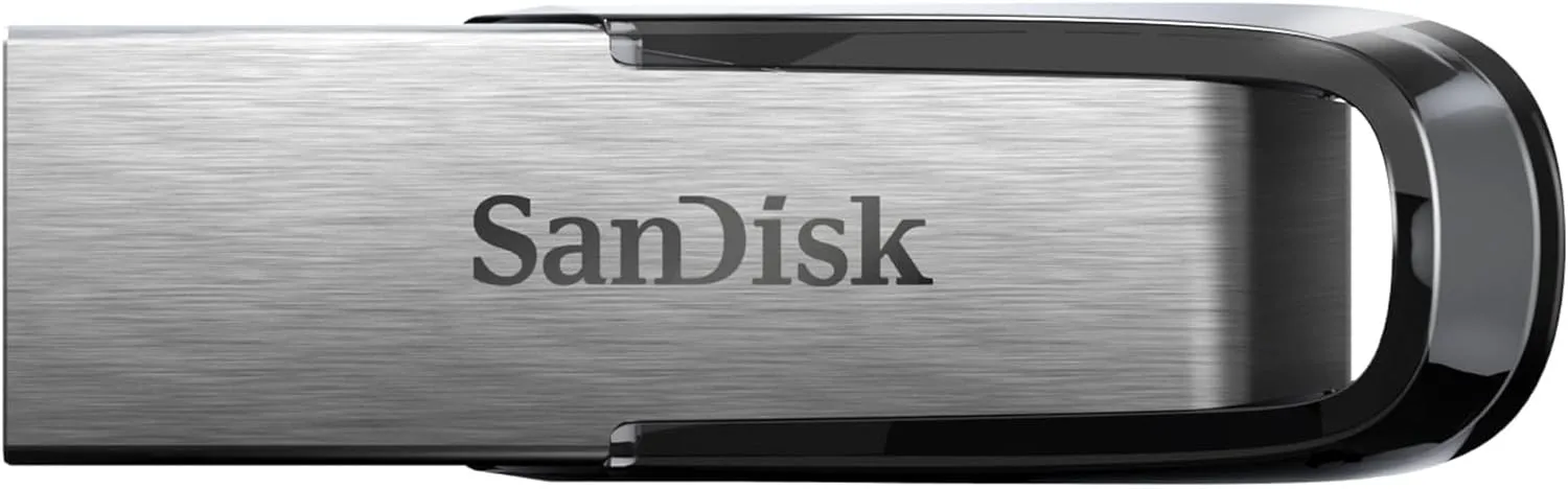 Sandisk Ultra Flair USB Flash Drive, 64 GB, Silver (SDCZ73-064G-A46)