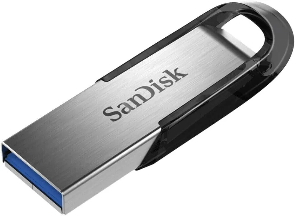 Sandisk Ultra Flair USB Flash Drive, 64 GB, Silver (SDCZ73-064G-A46)