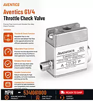 Aventics Throttle Check Valve G1/4"