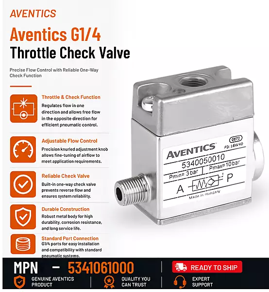 Aventics Throttle Check Valve G1/4"