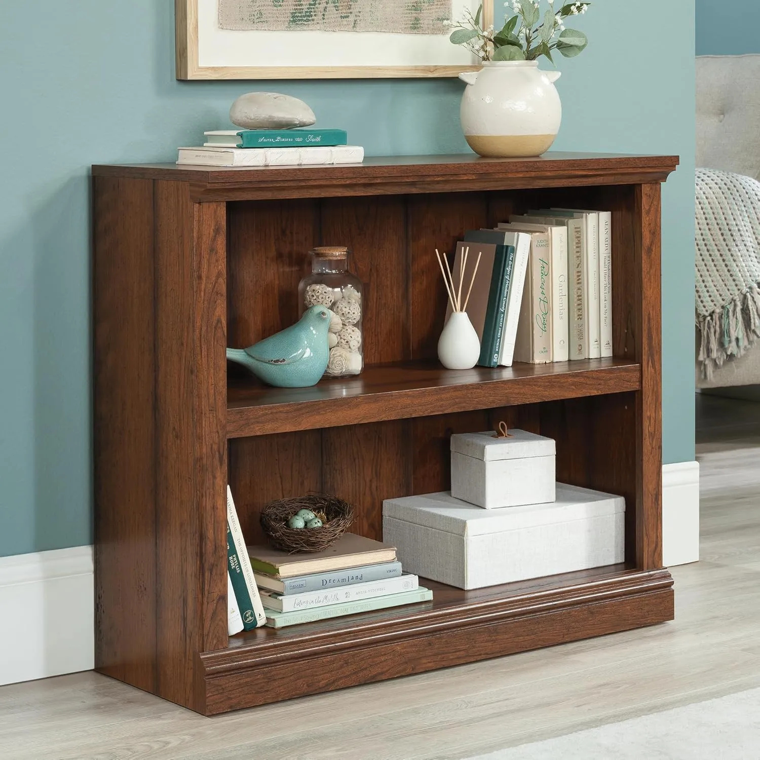 Sauder Select 2-Shelf Engineered Wood Bookcase
