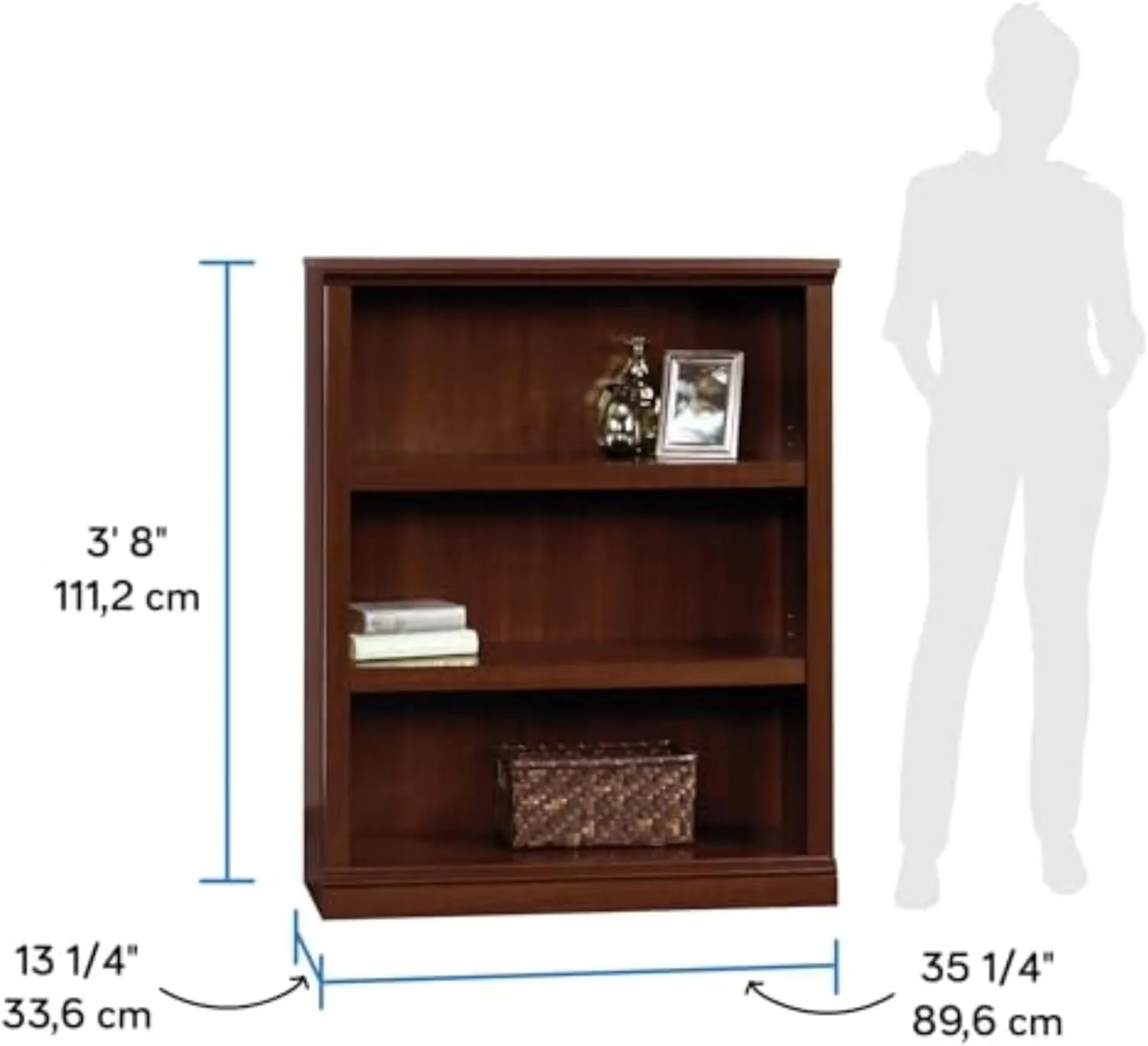 Sauder Select 3-Shelf Bookcase