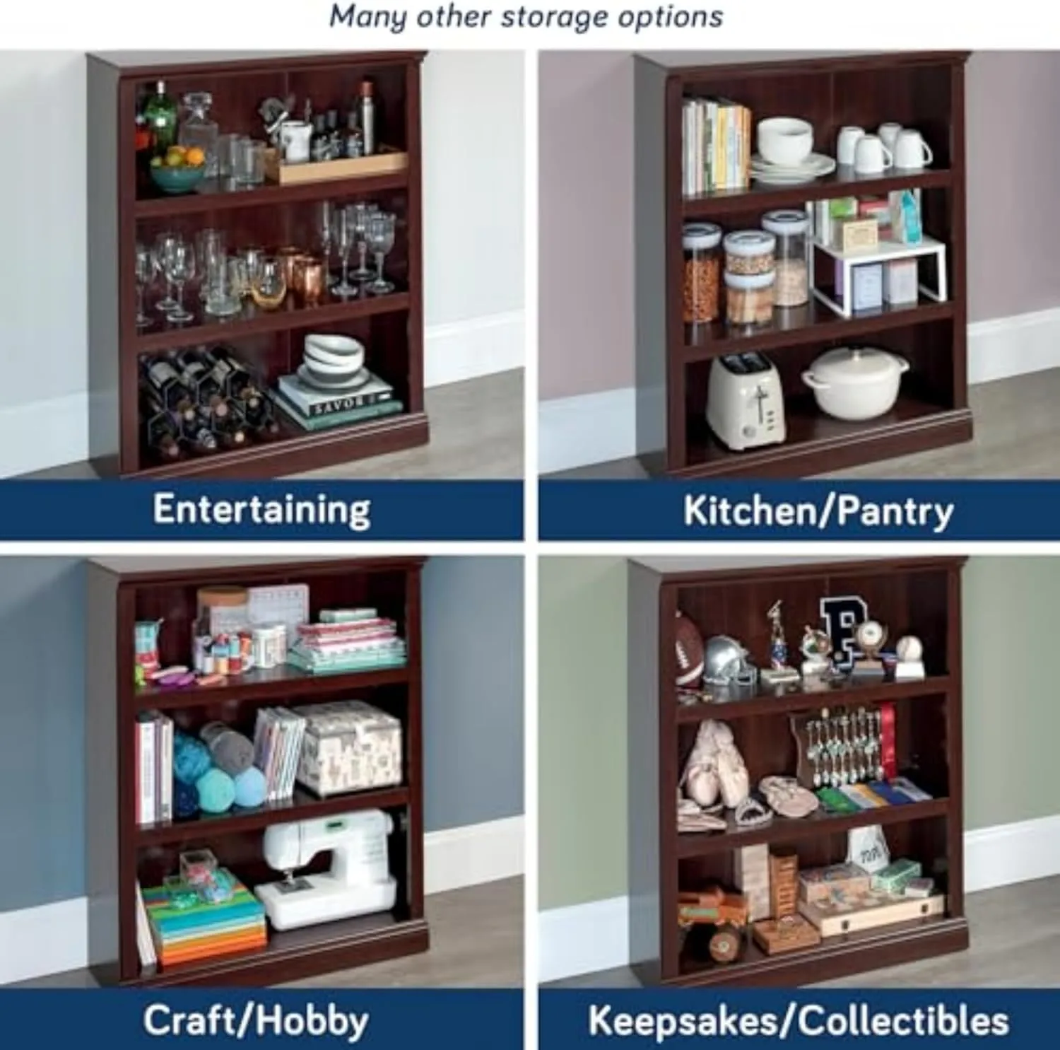 Sauder Select 3-Shelf Bookcase
