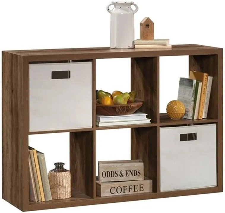 Sauder Select 44inH 6-Cube Organizer Storage Bookcase