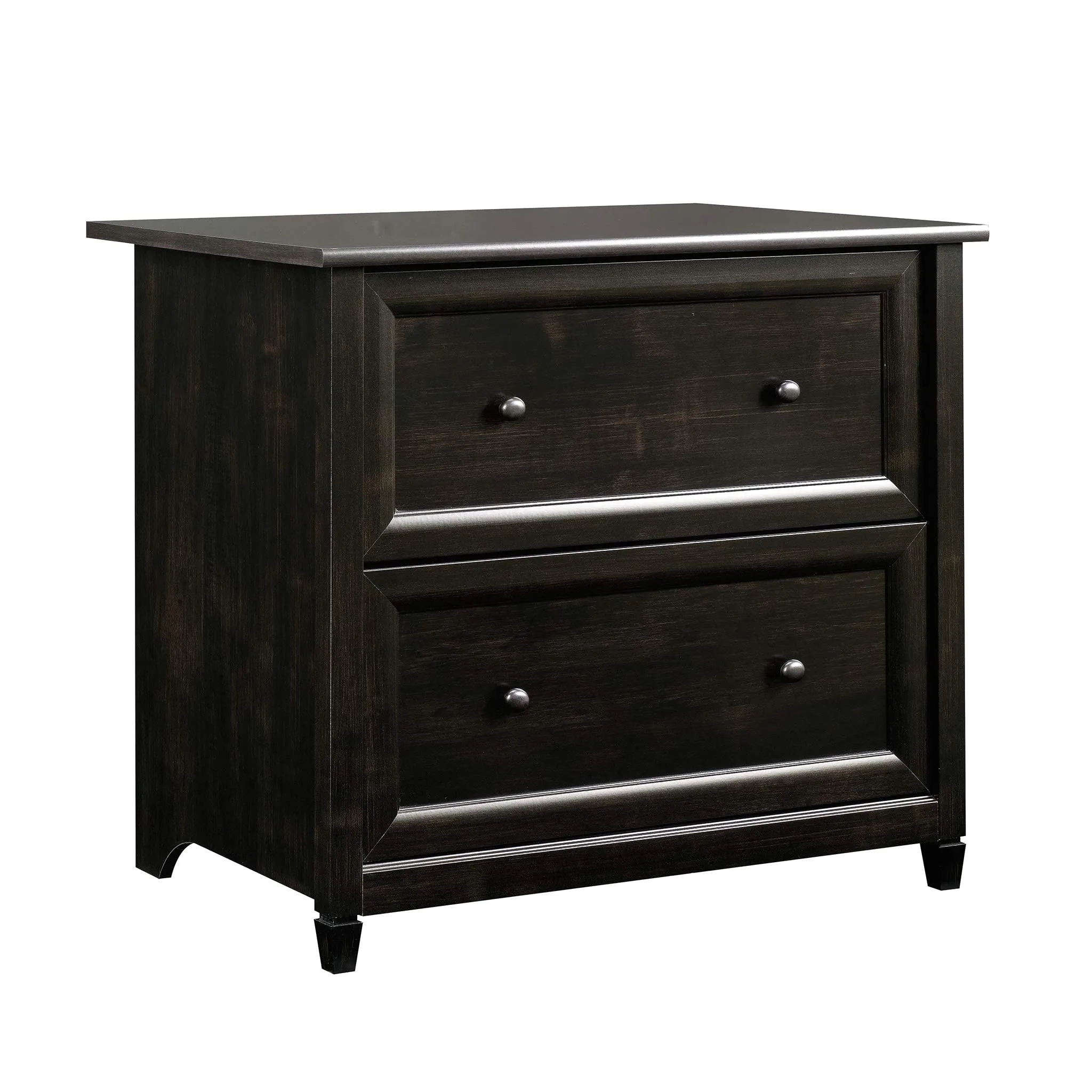 Sauder Edge Water 33inW x 23-7/16inD Lateral 2-Drawer File Cabinet, Estate Black
