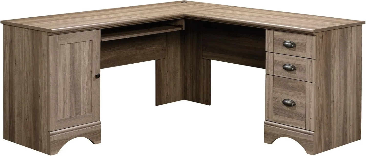 Sauder Harbor View L-Shaped Corner Computer Desk