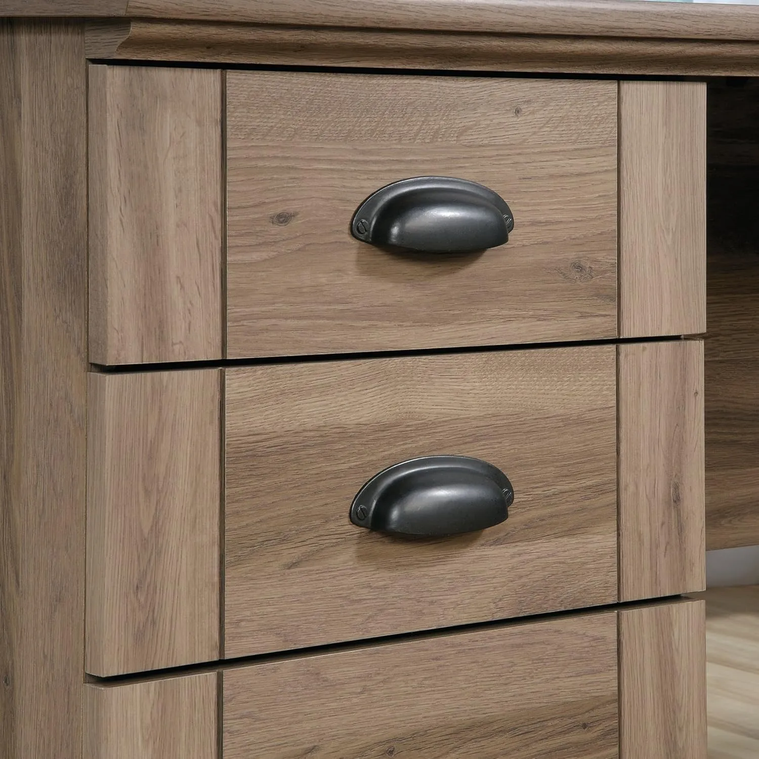 Sauder Harbor View L-Shaped Corner Computer Desk