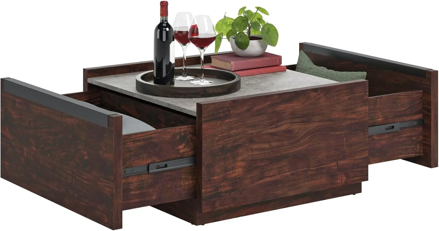 SAUDER Manhattan Gate Modern Square Coffee Table