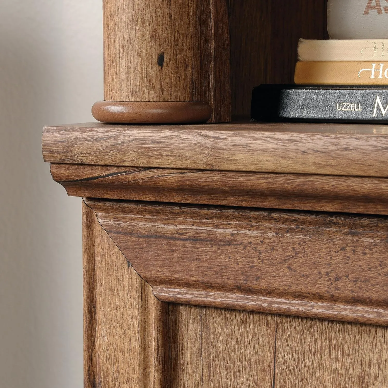 SAUDER Palladia 5-Shelf Library Bookcase with Doors