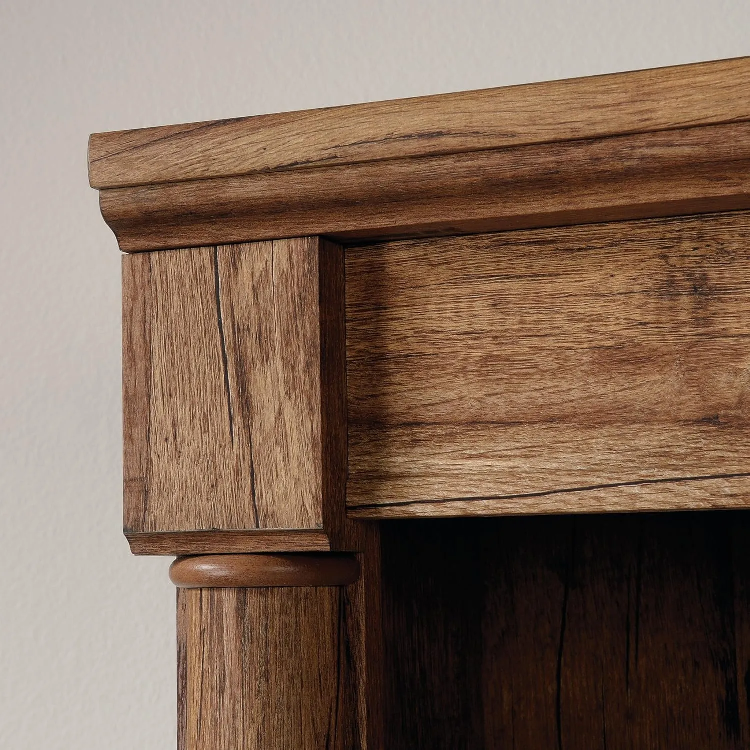 SAUDER Palladia 5-Shelf Library Bookcase with Doors