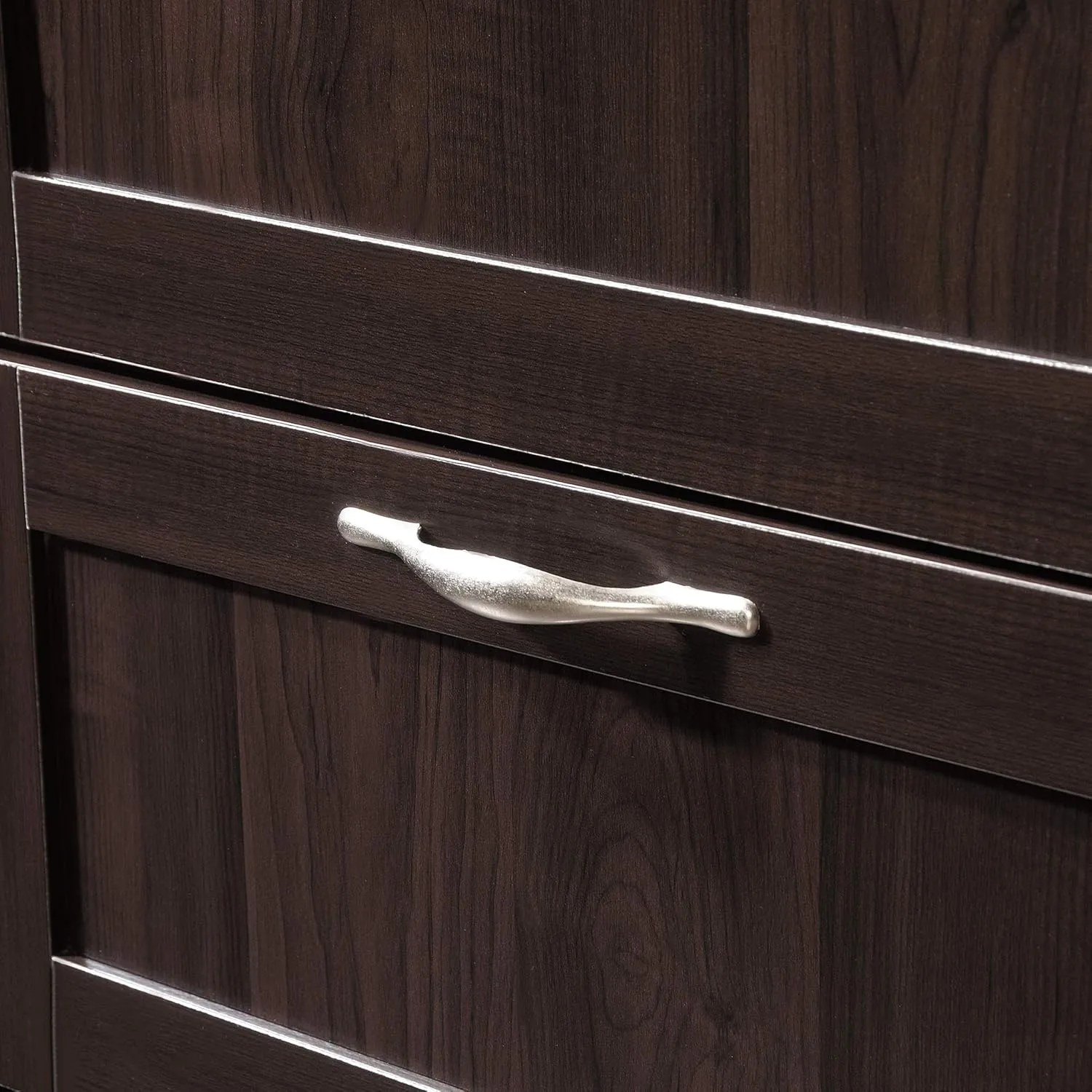 Sauder Select Multipurpose Bedroom Armoire Wardrobe Closet Pantry Storage Cabinet with Drawers and Hanging Rail