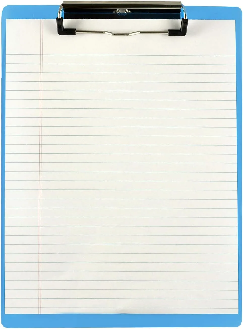 Saunders US-Works 21567 Acrylic Clipboard - Blue, Letter/A4 Size, High-Clarity Shatter Resistant Writing Clipboard