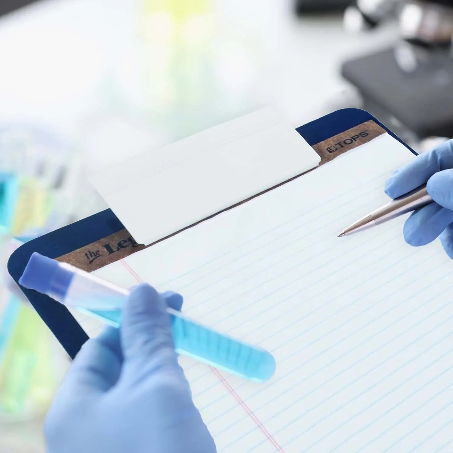 SAUNDERS Letter Antimicrobial Clipboard with Low-Profile Clip