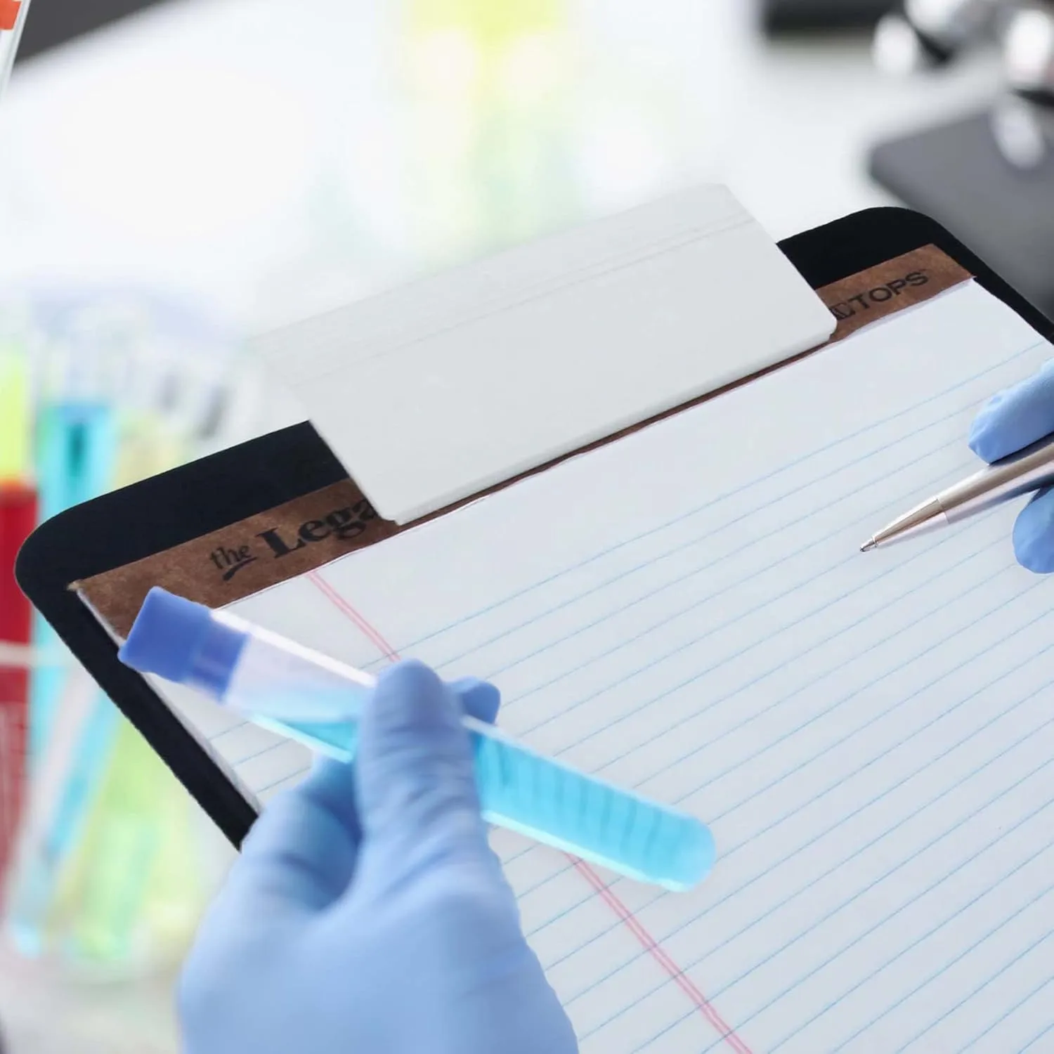 SAUNDERS Letter Antimicrobial Clipboard with Low-Profile Clip