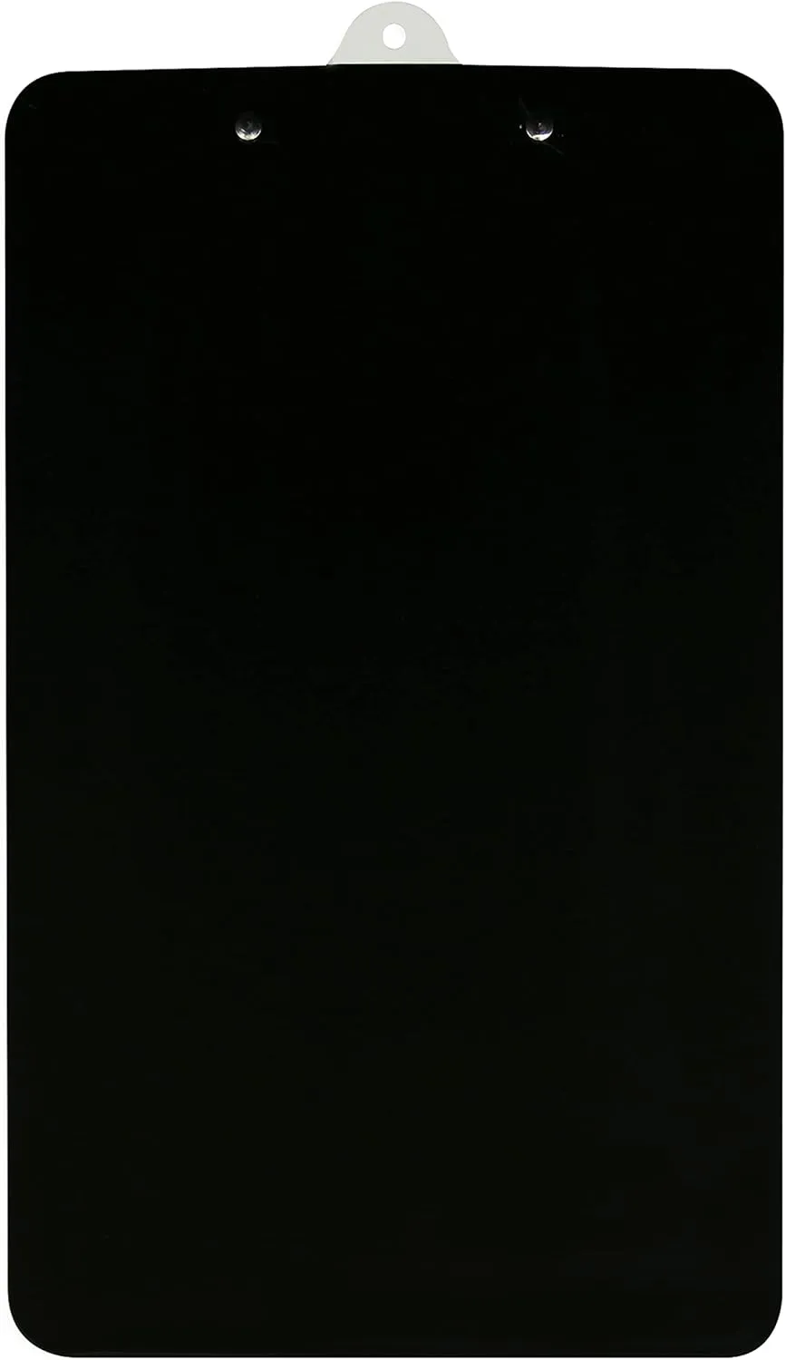 SAUNDERS Letter Antimicrobial Clipboard with Low-Profile Clip