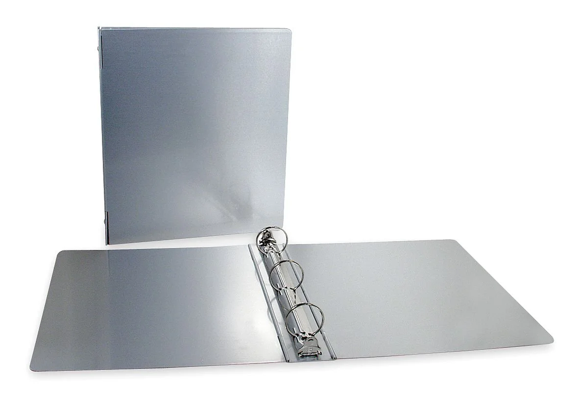 SAUNDERS Tuffbinder Recycled Aluminum Ring Binder, Letter Size