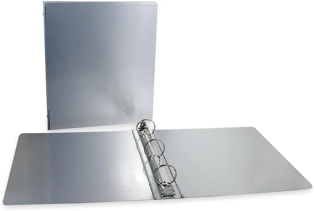 SAUNDERS Tuffbinder Recycled Aluminum Ring Binder, Letter Size