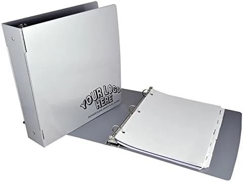 SAUNDERS Tuffbinder Recycled Aluminum Ring Binder, Letter Size