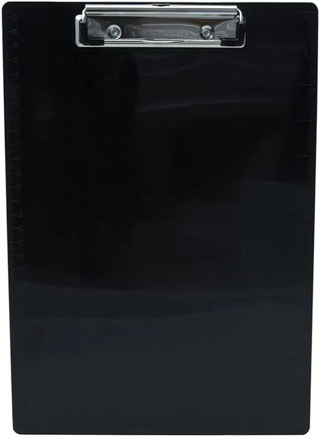 Saunders Recycled Plastic Clipboard - 0.50in Clip Capacity - 8 1/2in x 11in Sheet Size - Plastic - Multi - 3 / Pack