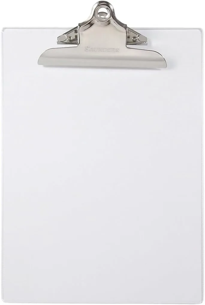 SAUNDERS Recycled Plastic Clipboard with High-Capacity Clip