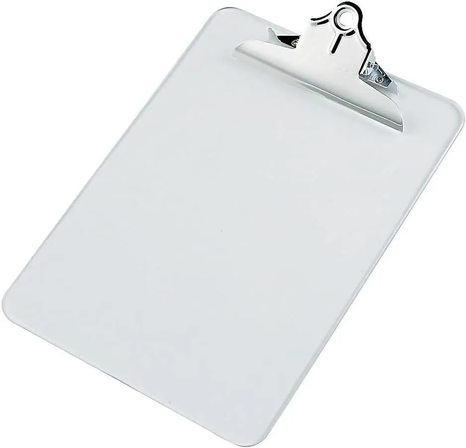 SAUNDERS Recycled Plastic Clipboard with High-Capacity Clip