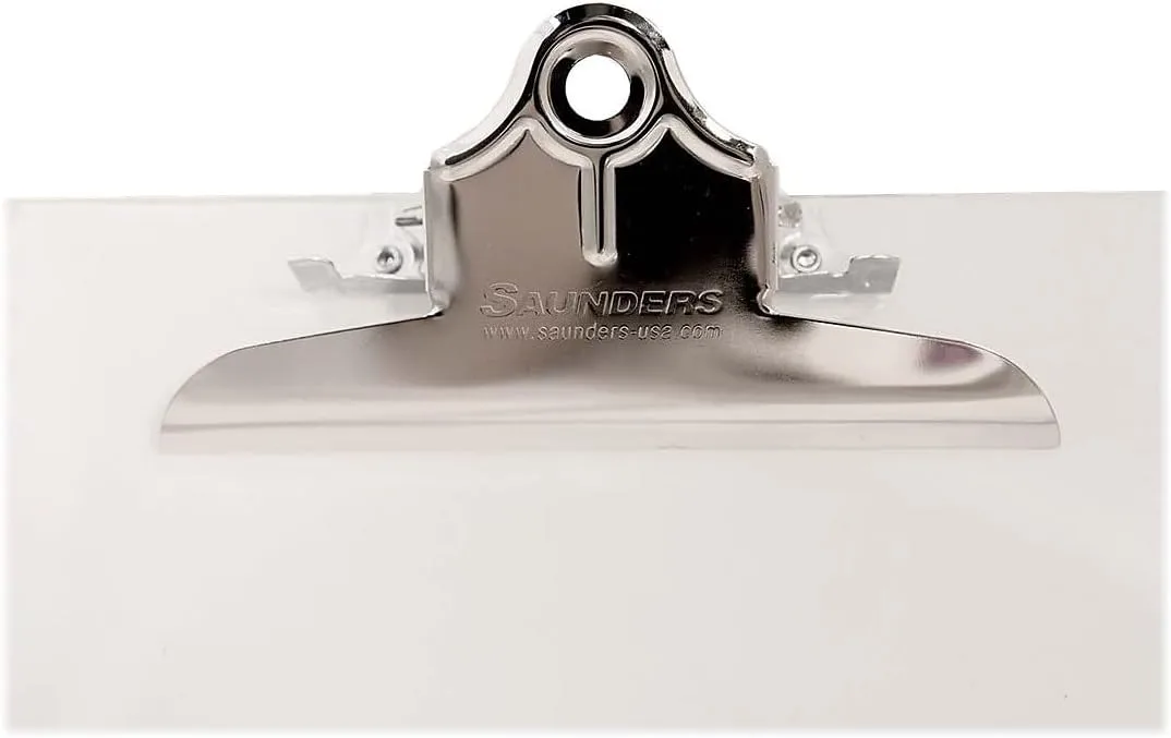 SAUNDERS Recycled Plastic Clipboard with High-Capacity Clip