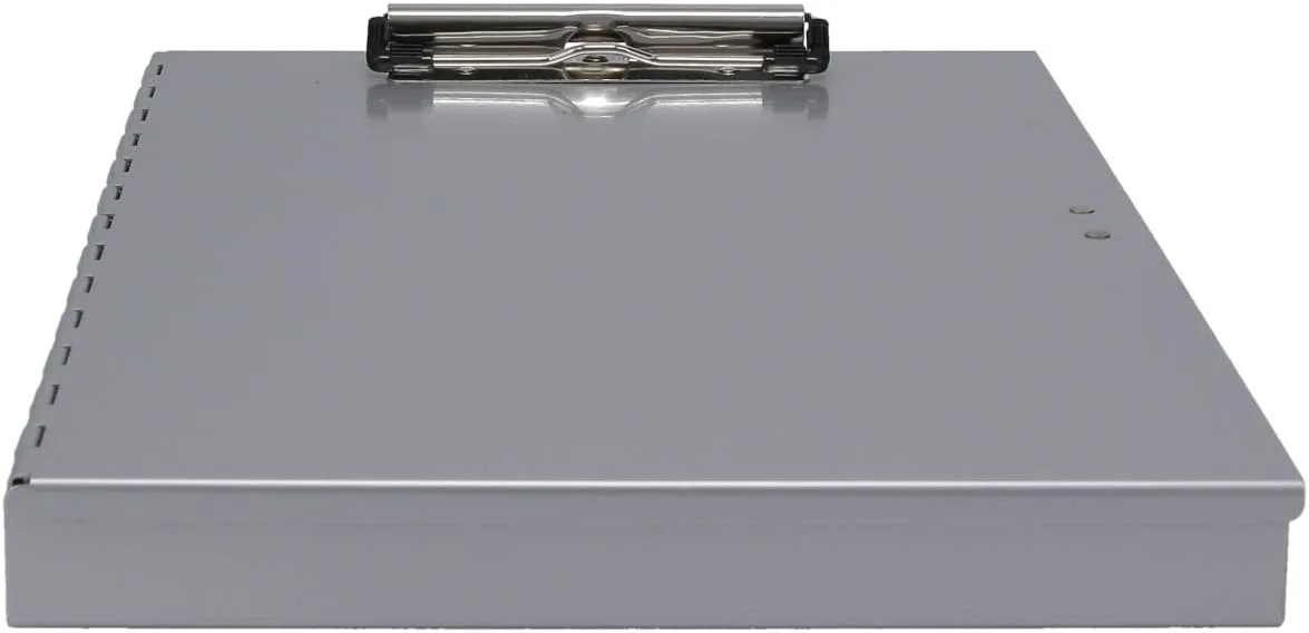 Saunders Tuffwriter Recycled Aluminum Storage Clipboard, 0.5" Clip Capacity, Holds 8.5 x 11 Sheets
