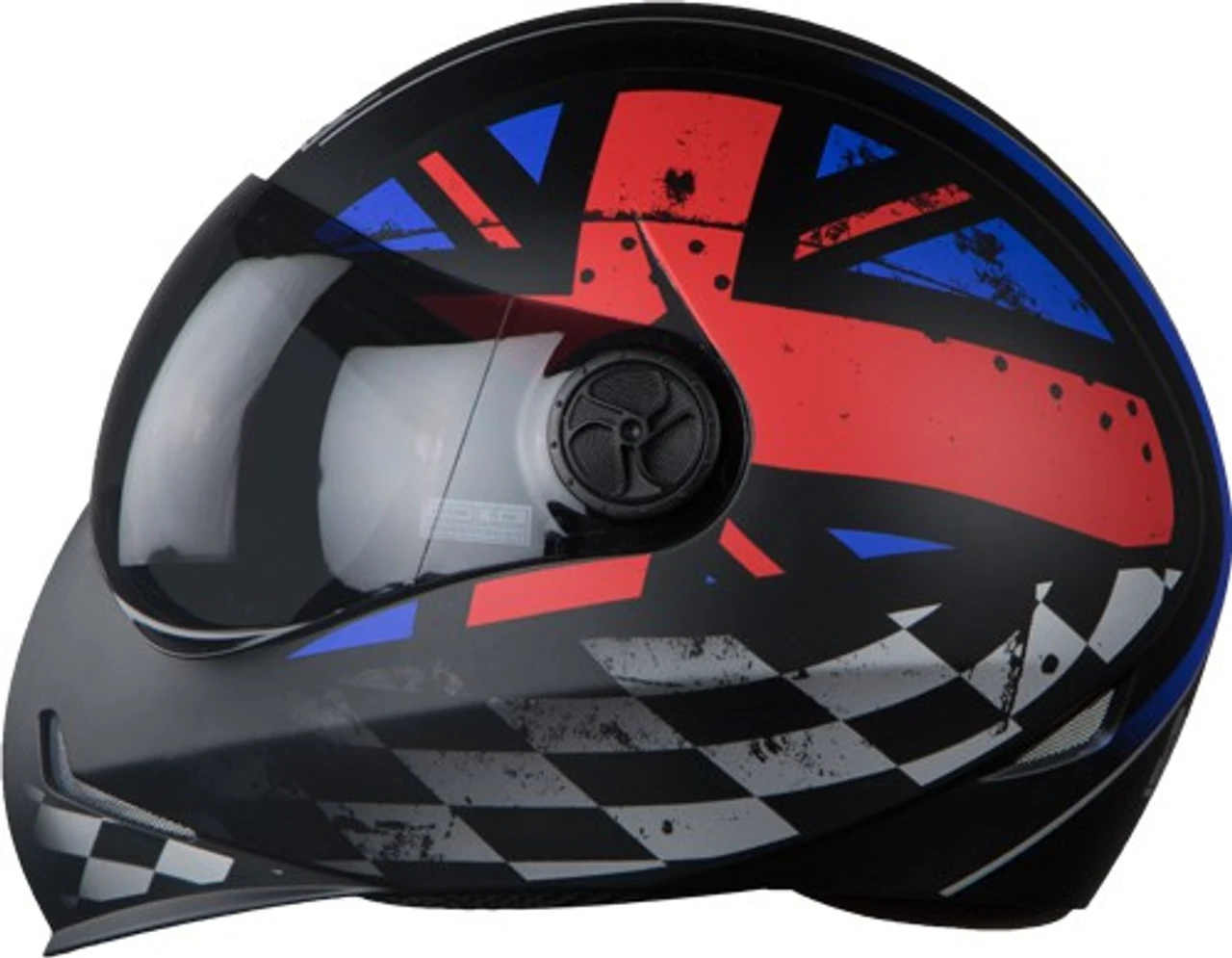 STEELBIRD SB-50 ROSS MATT BLACK/DUCATI RED C/V (L)