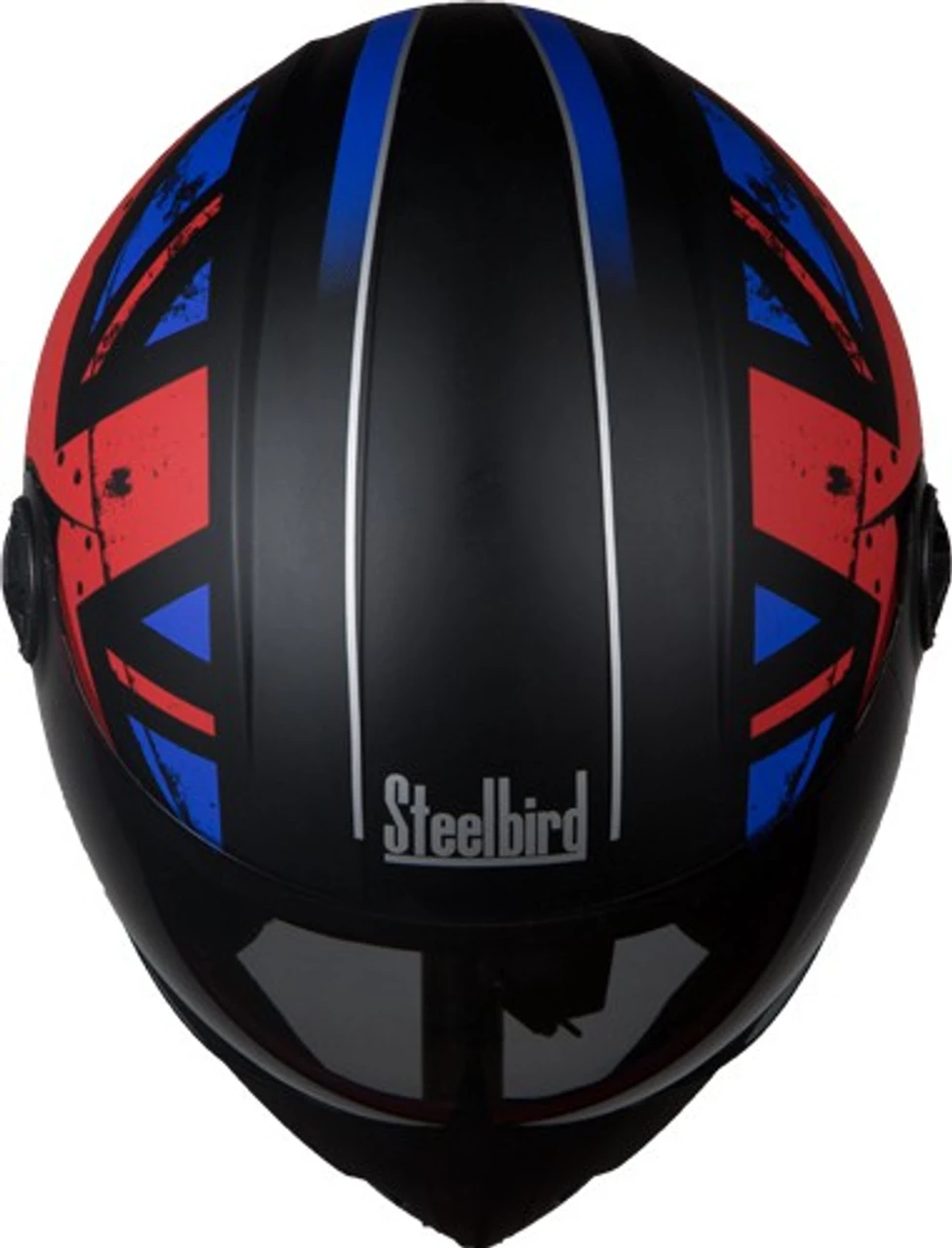 STEELBIRD SB-50 ROSS MATT BLACK/DUCATI RED C/V (L)