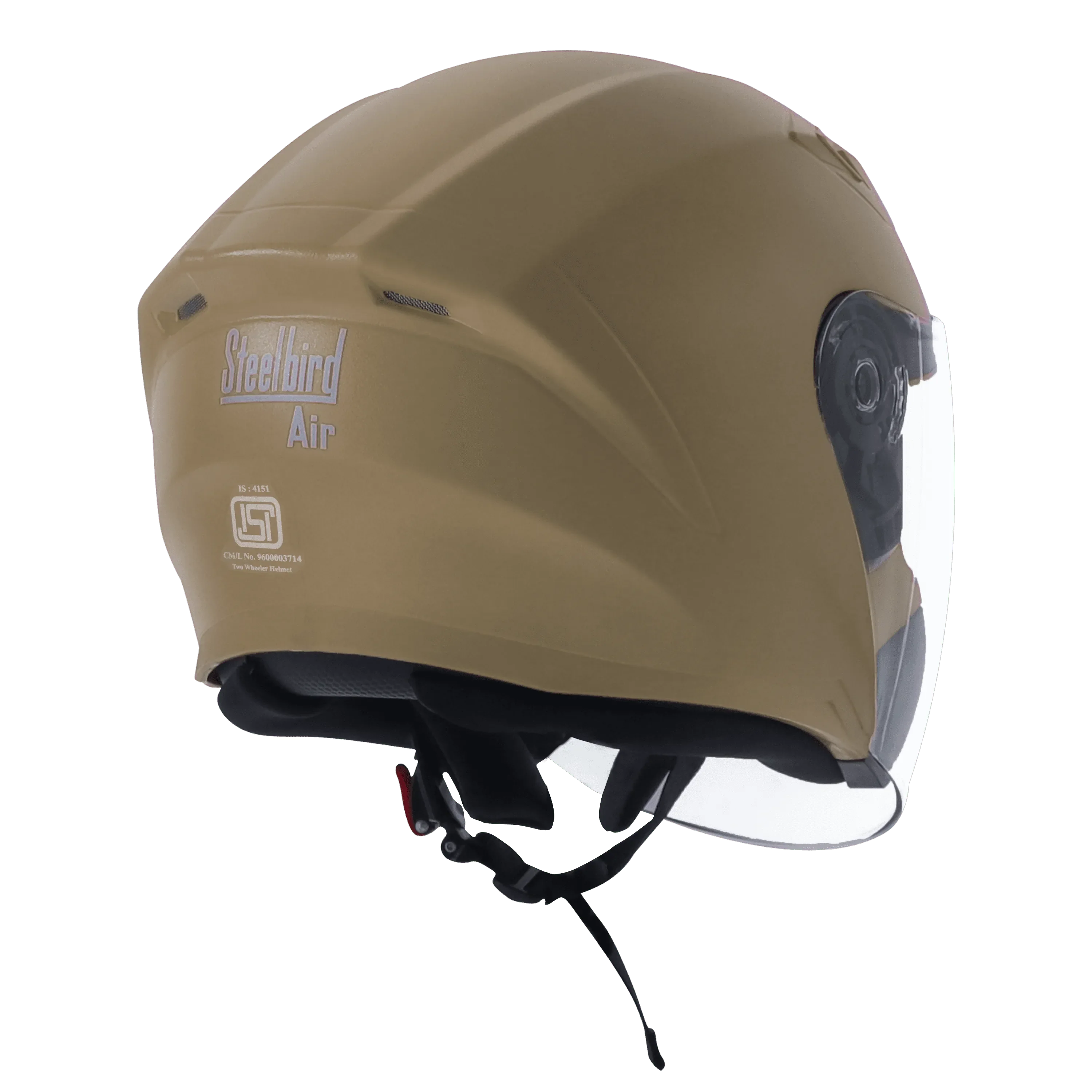 STEELBIRD SBA-17 ISS RDX DASHING DESERT STORM 600MM C/V WITH INNER SMOKE SUNSHIELD